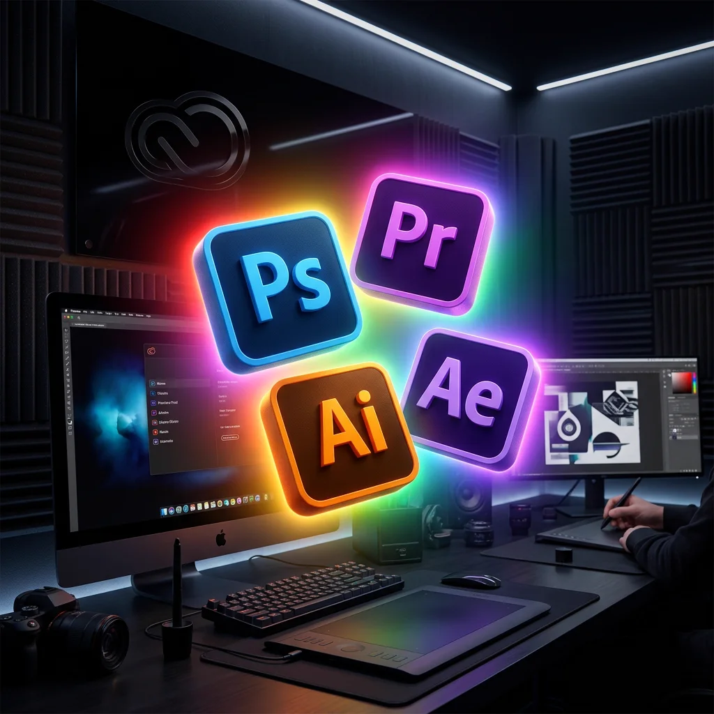 Pack Adobe Creative Cloud Complet (Plus de 15 Logiciels)